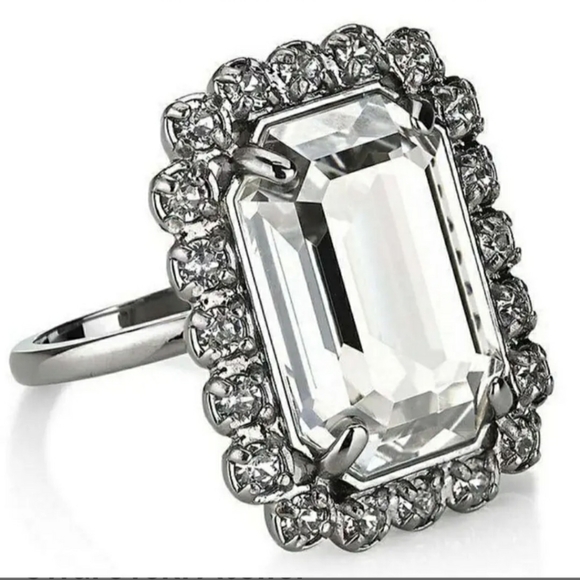 Swarovski Atelier by Shourouk Square Ring O/S - Picture 2 of 13